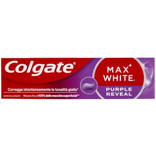 Colgate Max White Dentifricio Max White Purple 75ml, 75ml
