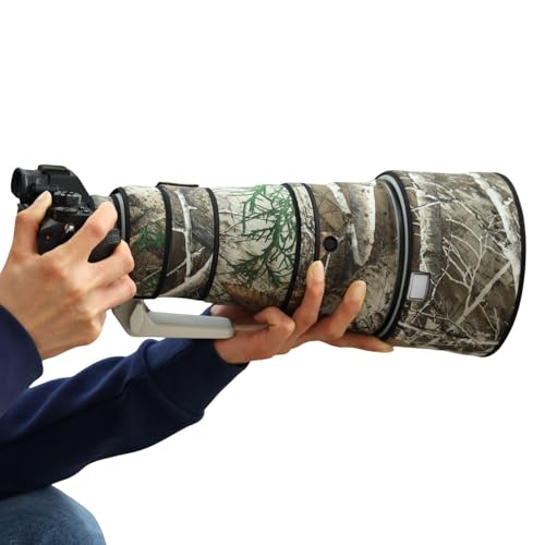 ROLANPRO Waterproof Lens Camouflage Rain Cover for Sony FE 300mm F2.8 GM OSS Lens Protective Sleeve -#27 Jungle Waterproof