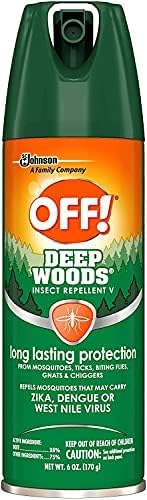 Miniatura 2 de OFF! Deep Woods - Aerosol repelente de insectos, 6 onzas (paquete de 12)