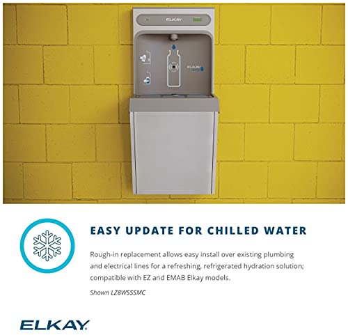 Elkay LZ8WSSSMC ezH2O Refrigerated Surface Mount Bottle Filling Station Filtered 8GPH Stainless Steel - Thumbnail 7
