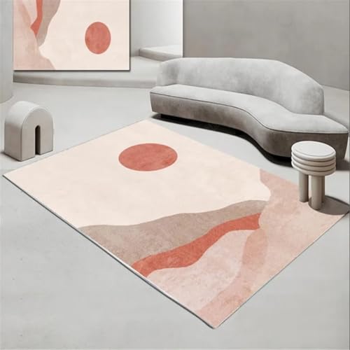 Tapis d'Éveil Rose 180X280CM pour Chambre de Bébé