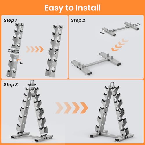TomCare 6-Tier|5-Tier|4-Tier|2-Tier Dumbbell Rack Stand Only for Home Gym by TomCare - Used condition - Image 7