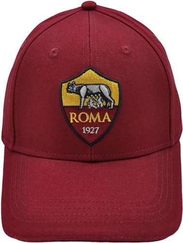 Prodotto Ufficiale AS Roma AS Roma Baseball cap Rosso Crest - Ricamo