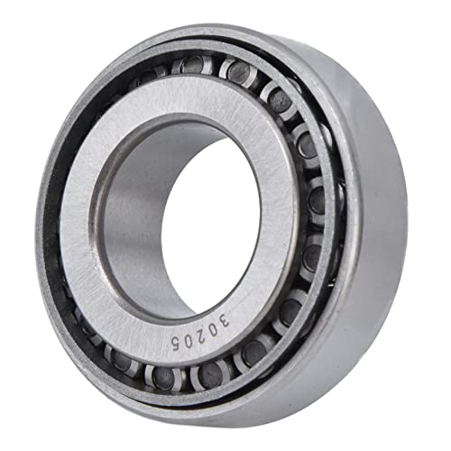 Rollenlager 30205 Lagersatz Kegelrollenlagersatz, Kegelrollenlager Metall Hochpräzises Zubehör Ersatzteil für Geräte (30205)