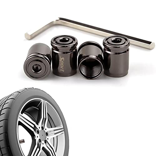 tampa do bocal ar do pneu,bicos ar para pneus | Suprimentos para veículos com textura metal forte pa