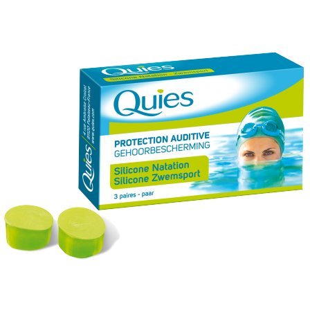 Quies Silicon Ear Plugs Swimming 3 Pairs By Quies
