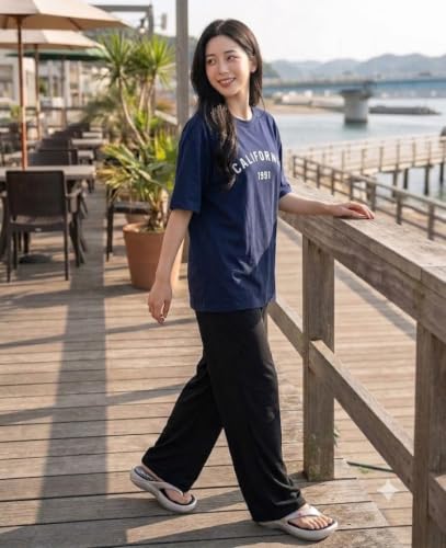 Image of DIAZ Women Co-ord Set for Girls | Stylish Two Piece Dress with Oversize Tshirt & High Waist Jogger|Trendy Cotton Blend Track Suit Set for Women | Casual /Travel & Lounge Wear Outfits