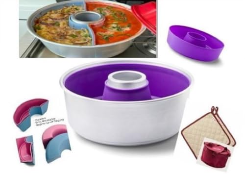 Generisch Omnia MAXI Form 3L incl.Silikonform + 2geteilte Form + Topflappen + Aufbewahrungsbox