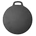 Victoria GDL-182 Cast Iron Pizza Crepe Pan, Dosa, Roti Tawa, Budare, 15 Inch, Black