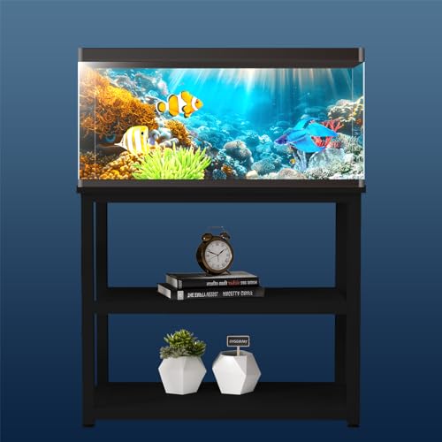 Image of Aquarium Background, Ocean Fish Tank Background, Terrarium Background Cloth 40 x 18 inches
