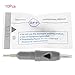 Produktbild 10 Stücke Augenbraue Lip Tattoo Patrone Rotary Micro Einweg sterile Nadel, Nebel Augenbraue Tattoo Microblading Stift Nadelspitze Halter Werkzeugversorgung für Permanent Make Up Tool (5FP)