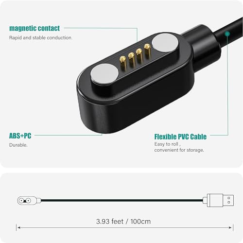 Montre LULUDDM K21 en panne de batterie ? Ce câble USB magnétique remplace votre chargeur perdu - 5