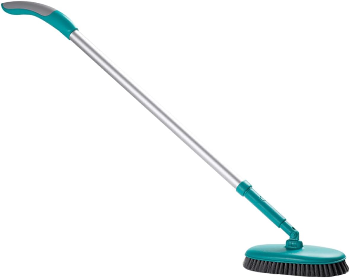 NOLITOY Flexible Floor Brush Long Handle Tile Floor Cleaning Grout Cleaner Soft Bristles for High Cleanliness