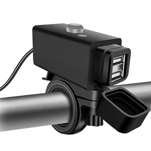 CENPEK Motorrad USB Ladegerät Qc3.0 Dual USB Schnellladegerät Wasserdichtes USB Ladegerät Für Yamaha Suzuki Kawasaki Harley Utv ATV 4 Wheeler Polaris Honda