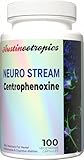 Austinootropics Neuro Stream Centrophenoxine, 500mg Cognitive Enhancement Supplement, 100 Vegetarian Capsules, Brain Health Support, Memory and Focus Nootropic, GMP Certified, USA Made