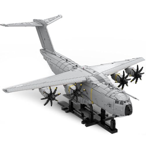 ZITIANYOUBUILD El avión militar del cargo del transporte del turbohélice de cuatro motores 14793 pedazos MOC para la edad 18+