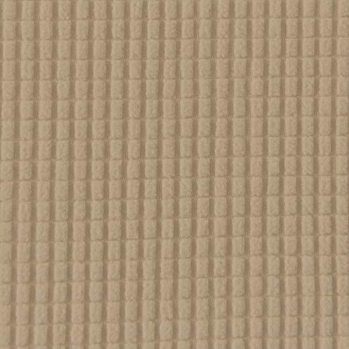 Image of Easy-Going Stretch 4 Seater Sofa Slipcover 1-Piece Sofa Cover Furniture Protector Couch Soft with Elastic Bottom for Kids, Polyester Spandex Jacquard Fabric Small Checks Sand
