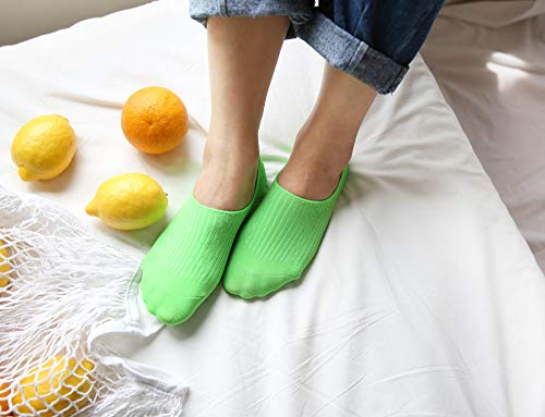 STYLEGAGA Women no show Non Slip liner socks animal floral mesh cotton casual fake socks4