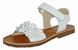 gallucci sandalen dames  Gallucci 526 offene Sandalen mit Blümchen, Mädchen, Weiß, EU 29