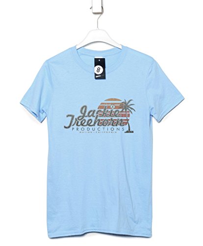 Hombre Inspired By The Big Lebowski Camiseta - Jackie Treehorn Productions - Light blue - X-Large