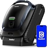 Beatbot AquaSense 2 Robot piscina cordless, parcheggio intelligente. Pulisce pavimento, pareti e linea d'acqua con doppio passaggio, Per piscine fuori terra e interrate fino a 300 m², Blu marino