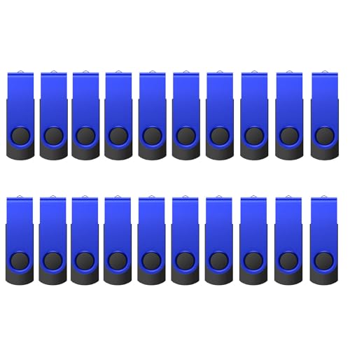Clé USB 2.0 512 Mo lot idéal pour cadeaux d'entreprise et événements Kepmem bleu