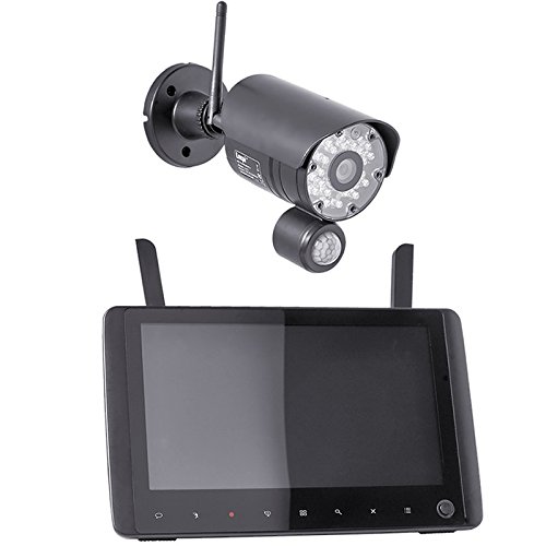 LOXPI 9'' Wireless Surveillance Set with HD Camera and Monitor / Day and Night / Remote Access