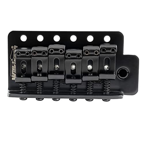 Image of Wilkinson WOV01 52.5mm(2-1 /16 inch) Vintage Tremolo Bridge 6-Screw Squier /Mexico Fender Strat Electric Guitar (Black)