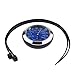 B Blesiya Horloge de vélo Moto Cadran Montre thermomètre hygromètre thermomètre - Bleu