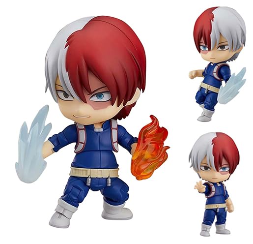Zhongkaihua Figurine Todoroki Shouto MHA 19 Cm – PVC De Collection, Cadeau Fan My Hero Academia