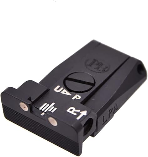 Beretta Visión trasera ajustable con configuración de puntos blancos compatible con todas las series de combate 9296