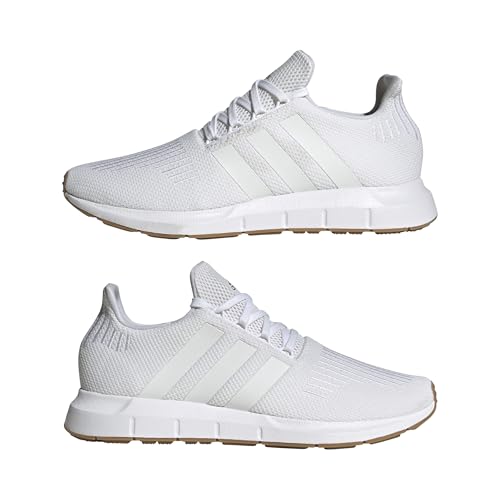 Image of adidas Mens Swift Run 1.0 Lace Up Sneakers Shoes Casual - Beige
