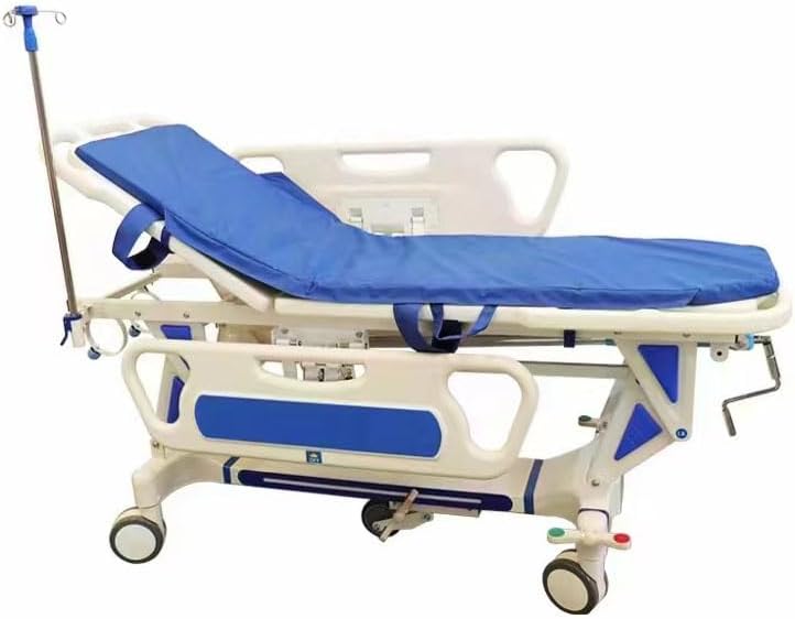 Medical Transport Bed, ABS Emergency Transfer Vehicle, Patient Surgical Transfer Vehicle Fire Stretcher,Hospital Emergency Rescue Stretcher