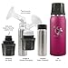 CERES CHILL OG Breastmilk Chiller, Reusable Storage Container, Up to 34 oz. - Bottle Cooler Keeps Milk at Safe Temperatures for Up to 20 Hours, Connects w/Most Pumps (Plum)