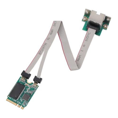 RTL8111F M.2 Ethernet Network Card High Speed, 1000/100 Mbps Single RJ45 Port Internal Computer Networking Cards, M.2 A E to RTL8111H Gigabit Ethernet Card for WIN7,8,10,11 for Linux