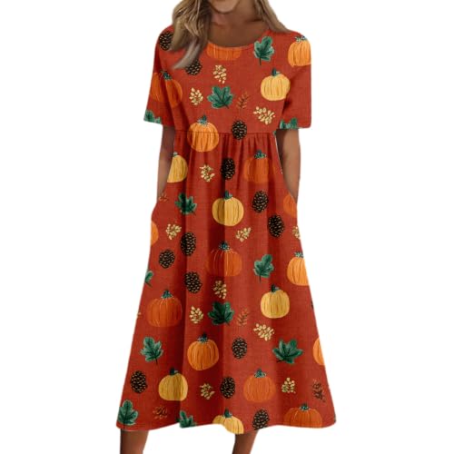 Robe pour fête d'halloween motif citrouille à offrir pour les soirées