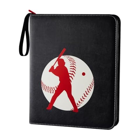 Kinbashi Trading Card Binder 9 Pocket, 720 Pockets Card Holder with 40 Sleeves Cover