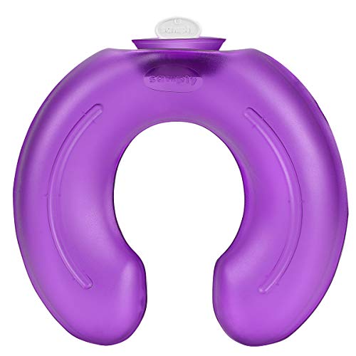 Samply U-Shaped Hot Water Bottle, Transparent U Shape Water Bottle for Neck