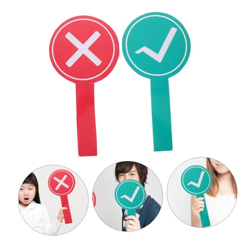 2 unidades paletas votación doble cara para aula miniatura 7