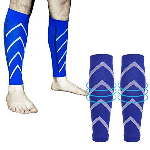 Vitdipy Manchon De Course à Compression, Bas Fluorescents Extensibles, Manchon De Course à Compression Durable pour Les Activités De Plein Air