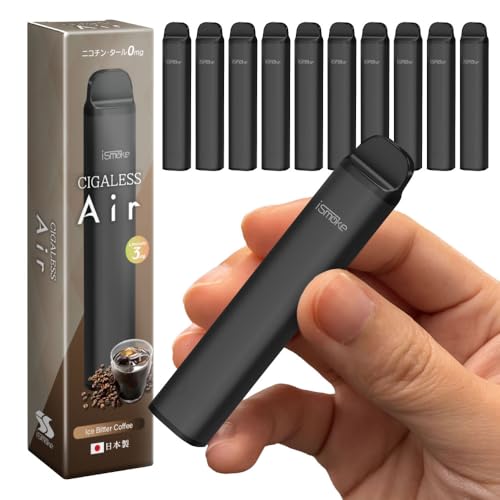 ismoke CIGALESS Air dq^oR ĝ 2500z\ VAPE e  jR` ^[ ACX[N VKX GAt[ o͒(d 3mg, ACXr^[R[q[ 10{)