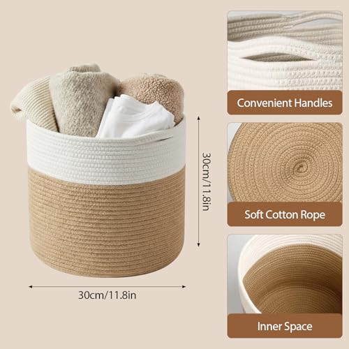 Panier à vêtements sales en coton pour ranger les jouets