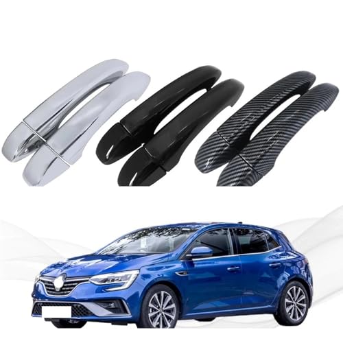 Accessoires de modification Megane 4 personnalisation poignée extérieure carbone - 2