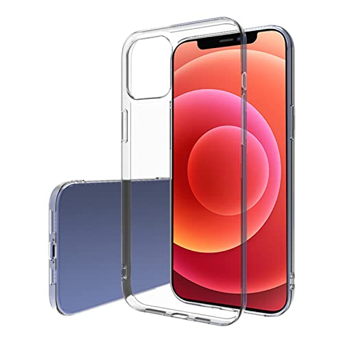 Funda ultrafina Hemjad para iPhone 12 Pro transparente ideal para viajes y fotos
