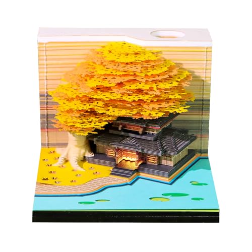 Dawnvive 3D Memo Pad Marriage Tree with Light