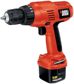 Amazon.com: Black \u0026 Decker CD9600 K 9.6-volt Cordless Drill Kit con 1  battery : Herramientas y Mejoras del Hogar