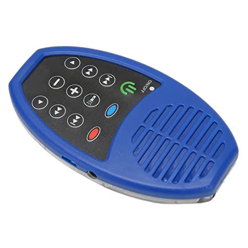 Portable Bible Player,Solar Charging Portable Electronic Bible Reader,Audio Bible Player with LED Light for Bible Listener (Blue)