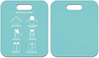 Vista 8 de Zerodis Tabla plegable para camisas, tabla plegable para camisetas, tabla plegable de plástico, carpeta de lavandería, herramienta de almacenamiento
