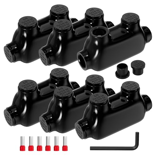 Connecteur en ligne 2 ports 1/0-14 AWG alu-cuivre pour câble