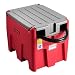 VEVOR Tragbarer Diesel-& Benzintank, 220 L, 45 L/min Durchflussrate, Dieselkraftstofftank mit 12 V Transferpumpe, 4 m Schlauch, automatische Betankungsdüse, Transfertank für Kraftstofftransport, Rot